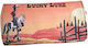 Kalliopi Silver Tabaktasche Synthestiki Design Lucky Luke Western Landschaft 14x8cm