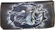Kalliopi Silver Tabaktasche Künstliches Leder Design Tiger & Drache 14x8cm