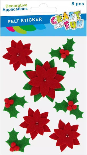 Craft Fun Weihnachtsaccessoires Stern Bethlehem Filz 8 Stück