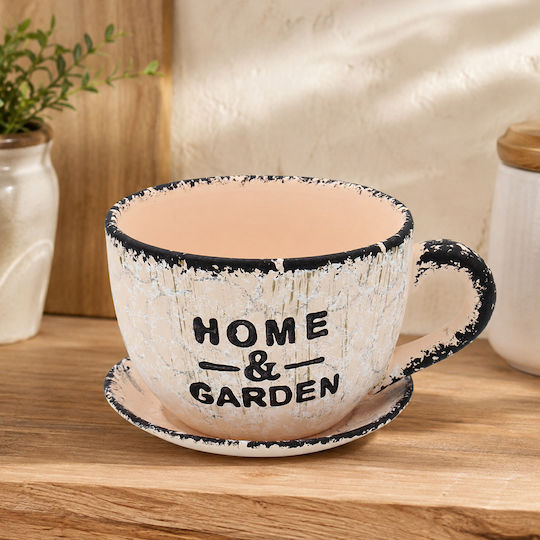 Keskor Ceramic Multicolour Plant Pot 19x15x11cm