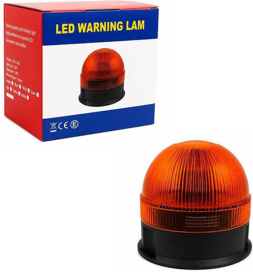 LED Автомобилен Маяк 14.5cm с Оранжево / Жълто Осветление