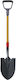 CAT Runde Schaufel mit Metallischem Griff 24cm