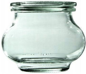 Weck Set of 12 General Use Jars with Airtight Lid Glass Transparent 220ml 12 Pieces