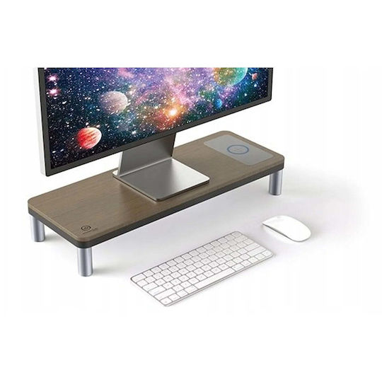 Powerton Ergo Doky Desktop Monitor Stand Grey