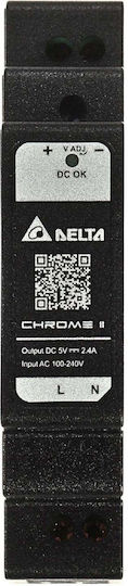 Delta DIN Rail Power Supply with 5.5V Output and 12W Power 2.4A