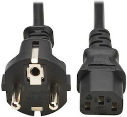 Pdu Power Cord C13 To Schuko Cee 7/7 10a 250v H05vv-f 3m 9.8 Ft Black