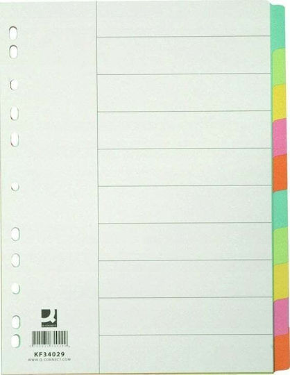 Q-Connect Paper Separator for Documents A4 (Miscellaneous Colours)