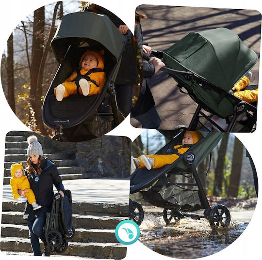 Baby Jogger City Mini Регулируема Бебешка Количка Подходяща за Новородено Черна