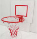 Swede Basketballkorb mit Rückwand und Netz