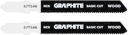Graphite Λάμες Ξύλου 2τμχ