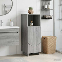 vidaXL Ντουλάπι Ντουλάπι Μπάνιου 36.5x38x95cm Γκρι