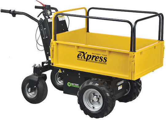 Express Транспортна количка за товар с тегло до 500kg в зелен цвят