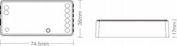 Miboxer Milesight Kabelloser LED-Steuerung und Dimmer