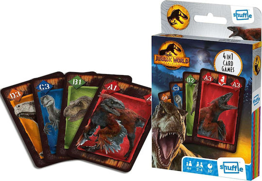 Επιτραπέζιο Παιχνίδι Jurassic World για 2-4 Παίκτες 4+ Ετών (EN) Cartamundi