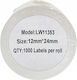 Dymo 11353 1000 Самозалепващи се Етикети На Ролка За Принтер За Етикети 13x25mm