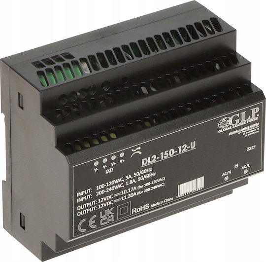 GLP Регулируемо LED Захранване Мощност 122W с Изходно Напрежение 12V