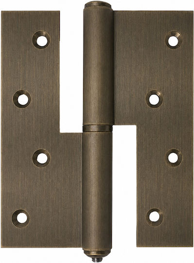 Портаделосидеро Месингова Топка 120x96mm Мат Антик Metalor 272-2012