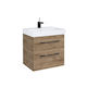 Topeshop Панел с Мивка М60xД41.8xВ54cm Дъб