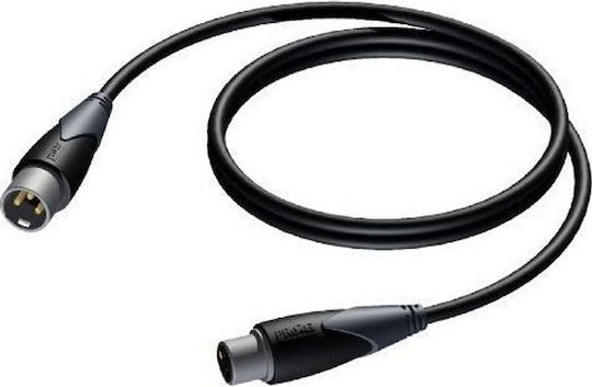 Procab Cable XLR male / XLR female - Μαύρο 3m CLD953/3