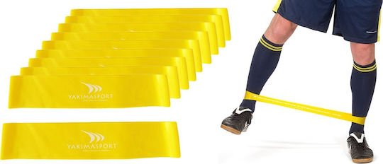 Yakimasport Set Module Buclă Lungă 20 Bucăți Benzi De Rezistență Galbene 0.5m
