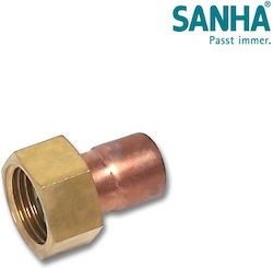 Sanha Ρακόρ Σύνδεσης Σωλήνα Χαλκού 3/4" Θηλυκό 18mm