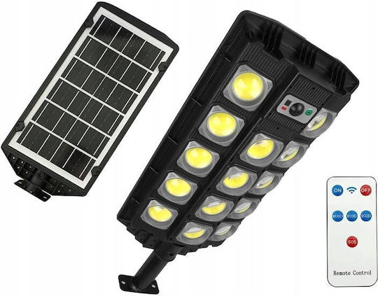 4KOM Lampă Solară de Drum 1500W 2000lm cu Senzor de Mișcare Fotocelulă și Telecomandă IP67 37x18cm