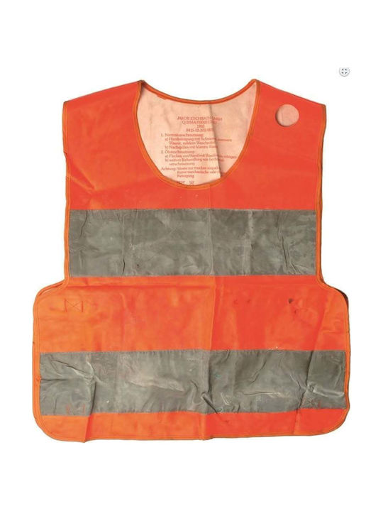 High Visibility Men's Work Vest Orange
