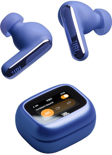 JBL Live Beam 4 In ear Безжични слушалки Акустики с Устойчивост на изпотяване и Калъф за зареждане Син