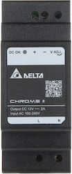 Delta Sursă De Alimentare DIN Rail Cu Ieșire 13.2V Și Putere 24W 2A Delta Sursă De Alimentare DIN Rail Cu Ieșire 13.2V Și Putere 24W 2A