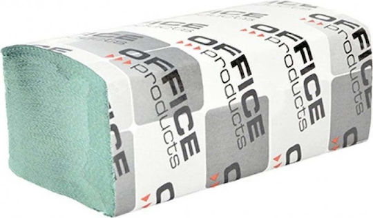 Office Products Χειροπετσέτες Z-Fold Πράσινες 20 x 4000τμχ