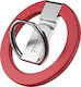 Zanaé Foldable Magnetic Ring Stand Compatible Iphone Magsafe Pixelsnap Red