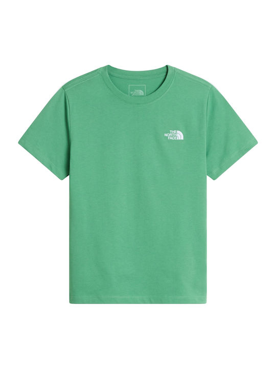 The North Face Tricou pentru copii Verde Simple...
