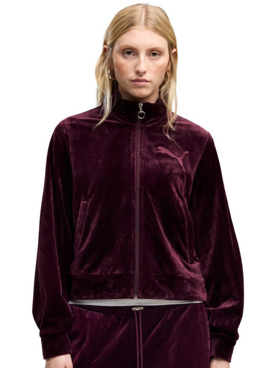 PUMA Γυναικείο Biker Jacket Bordeaux