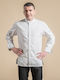 Clement Design Kochjacken 100% Baumwolle Weiß Alicante White