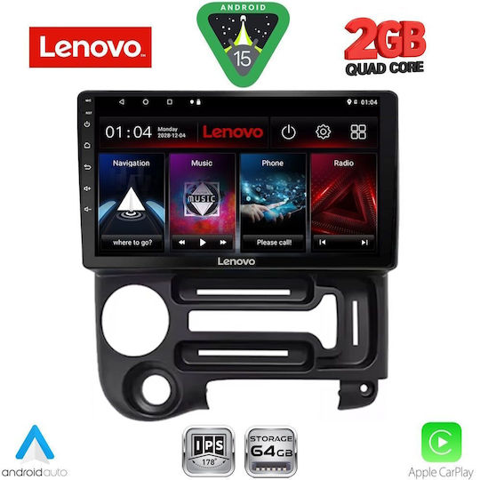 Lenovo Автомобилна Аудио Система За Hyundai Atos 1996-2013 Bluetooth USB Вграден Wi-Fi GPS Apple CarPlay Android Auto С Touch Screen 9"