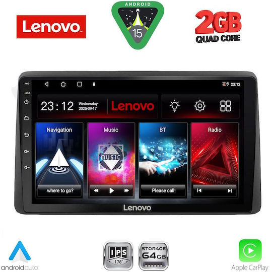 Lenovo Автомобилна Аудио Система за Nissan Juke 2021-2026 (Bluetooth/USB/Wi-Fi/GPS/Apple CarPlay/Android Auto) с Touch Screen 10"