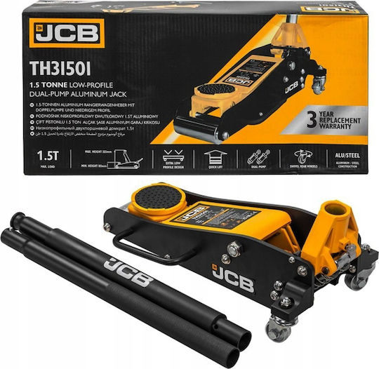 Jcb Хидравличен Автомобилен Крик 1.5t Преносим Повдигач Ремонти 1500kg