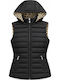 Damen Bomberjacke Beidseitig Schwarz