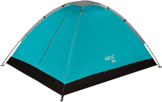 Nils Extreme Campingzelt Iglu Blau 3 Jahreszeiten Für 2 Personen 205x150x105cm