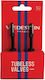Vredestein Tubeless Ventile 70mm Schwarze Neue