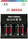 Bosch Μπαταρίες Λιθίου AA Μιας Χρήσης (High Performance) 4τμχ
