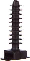 Em Group Schwarz Flache U-Paßsche Befestigung Kabelbinder F=8mm 100 Stück Bmkn5458ae