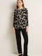 Vamp Winter Women's Pyjamas Set Black