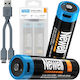 Newell Wiederaufladbare Batterien 21700 Li-Ion 5000mAh 3.6V 2 Stück