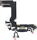 Charging Port Cable in Black for iPhone 13 Mini