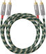 Fiio Cable 2x RCA male - 2x RCA male 0.8m