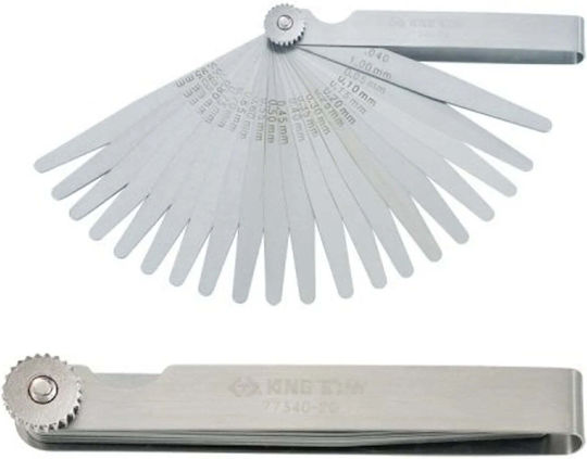 Set Filtru Supape King Tony 20 Buc 0.05-1.00mm 10*100mm