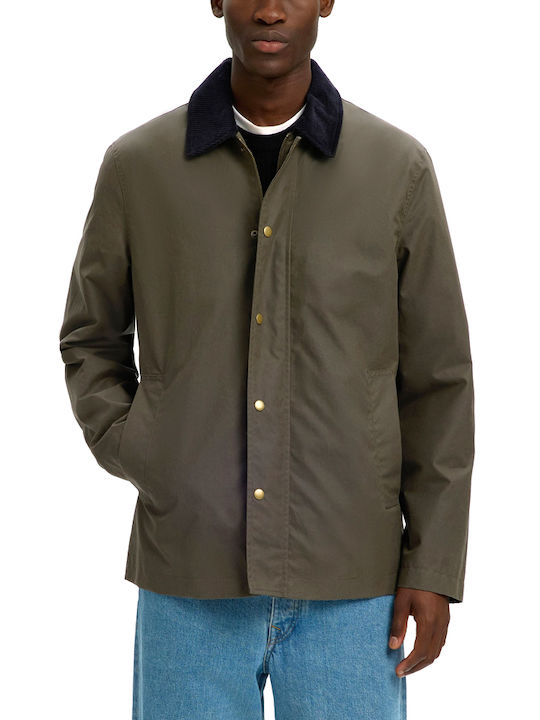 Selected Denim Jacket Black-Khaki