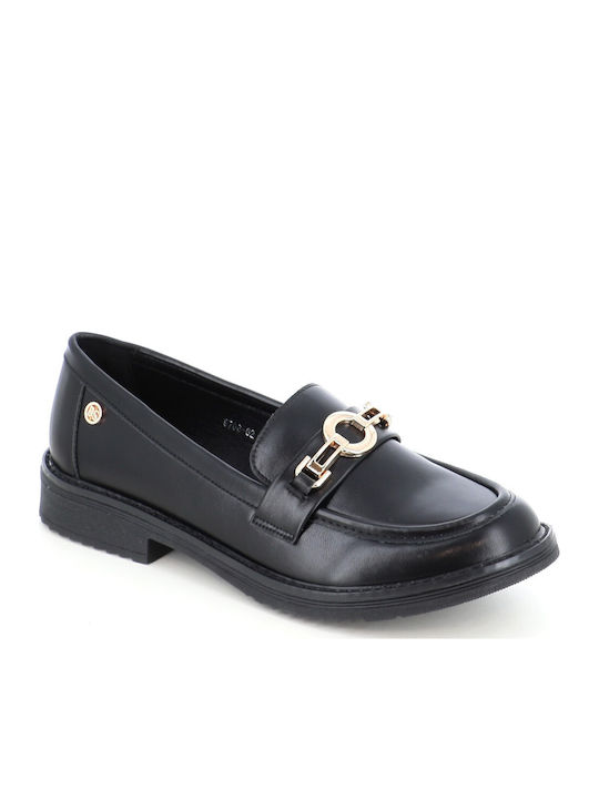 B-Soft Γυναικεία Loafers σε Μαύρο Χρώμα