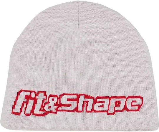 Beanie Unisex Knitted Beanie in White Colour